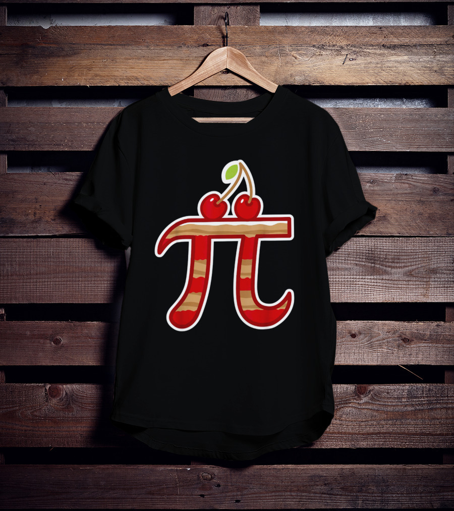 Cherry Pie Symbol For Mathematical Pi Day T-Shirt
