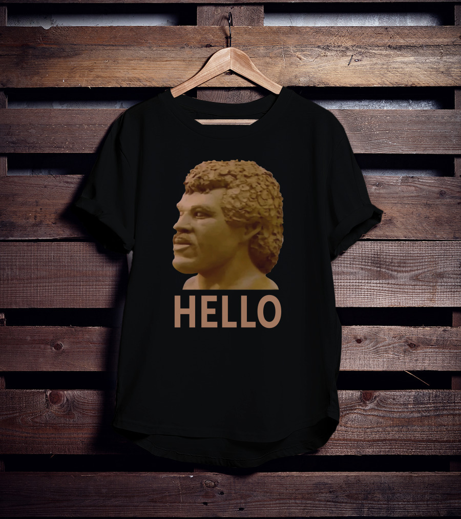 Andre Dawson Hello Funny Sculpture Bust T-Shirt