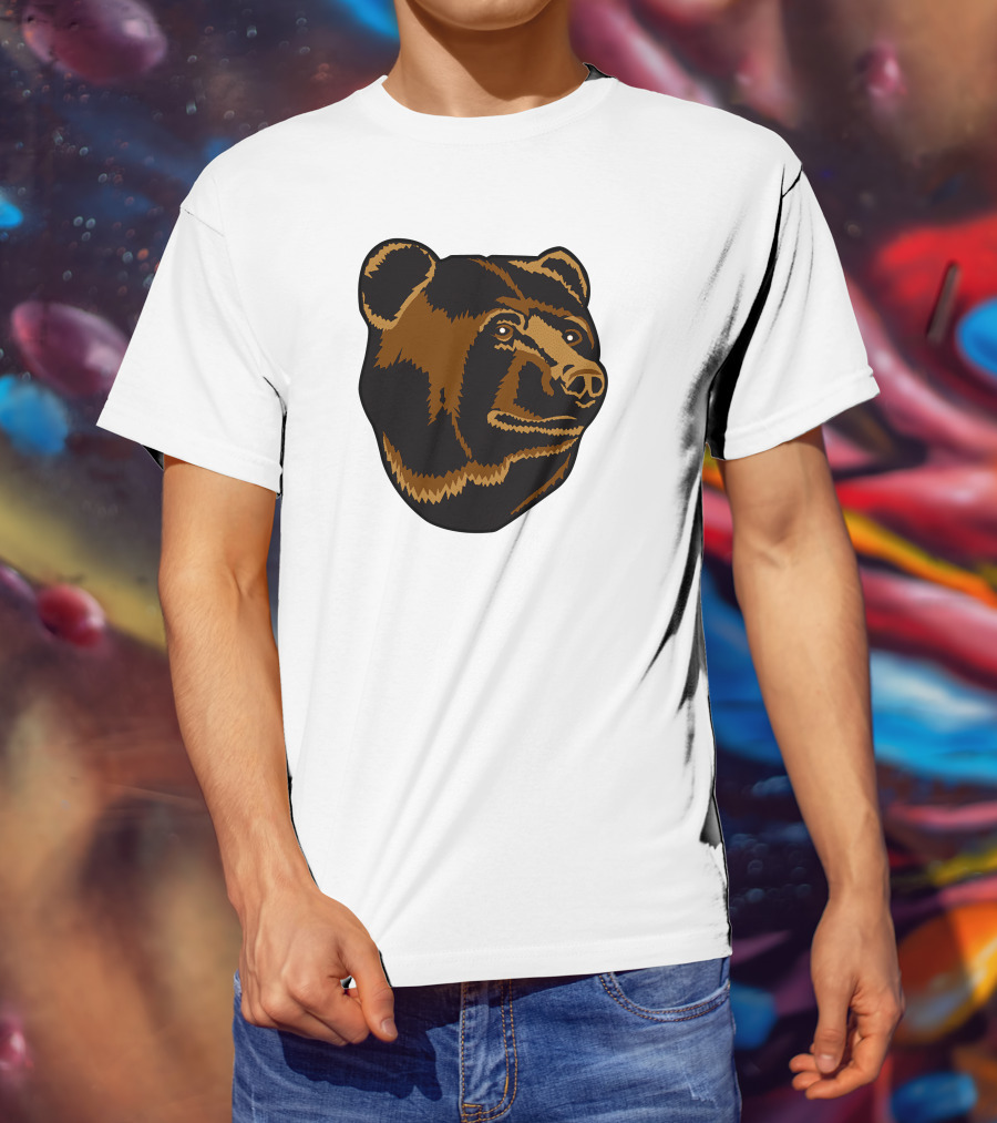 Boston Bruins Bear Head Emblem T-Shirt