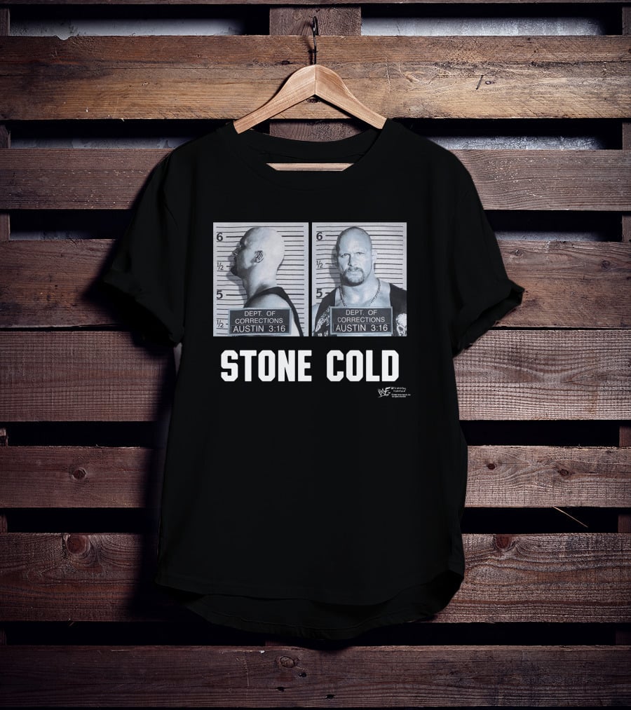 Dept Of Corrections Austin 3:16 Mugshot Stone Cold Steve Austin WWF Wrestling T-Shirt