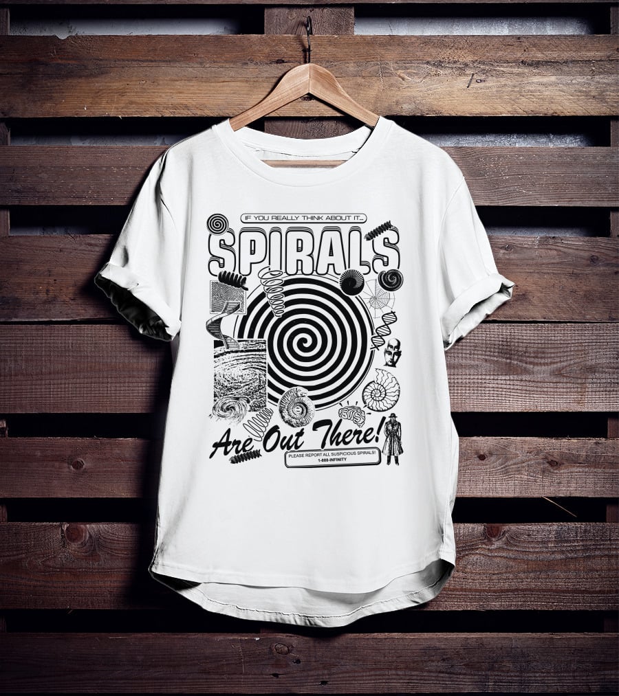 If You Really Think About It Spirals Please Report All Suspicious Spirals 1488-Infinity T-Shirt