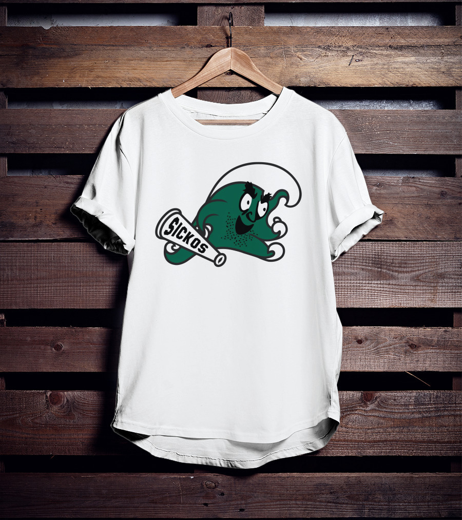 Sickos Committee Mascot Waving A Megaphone T-Shirt