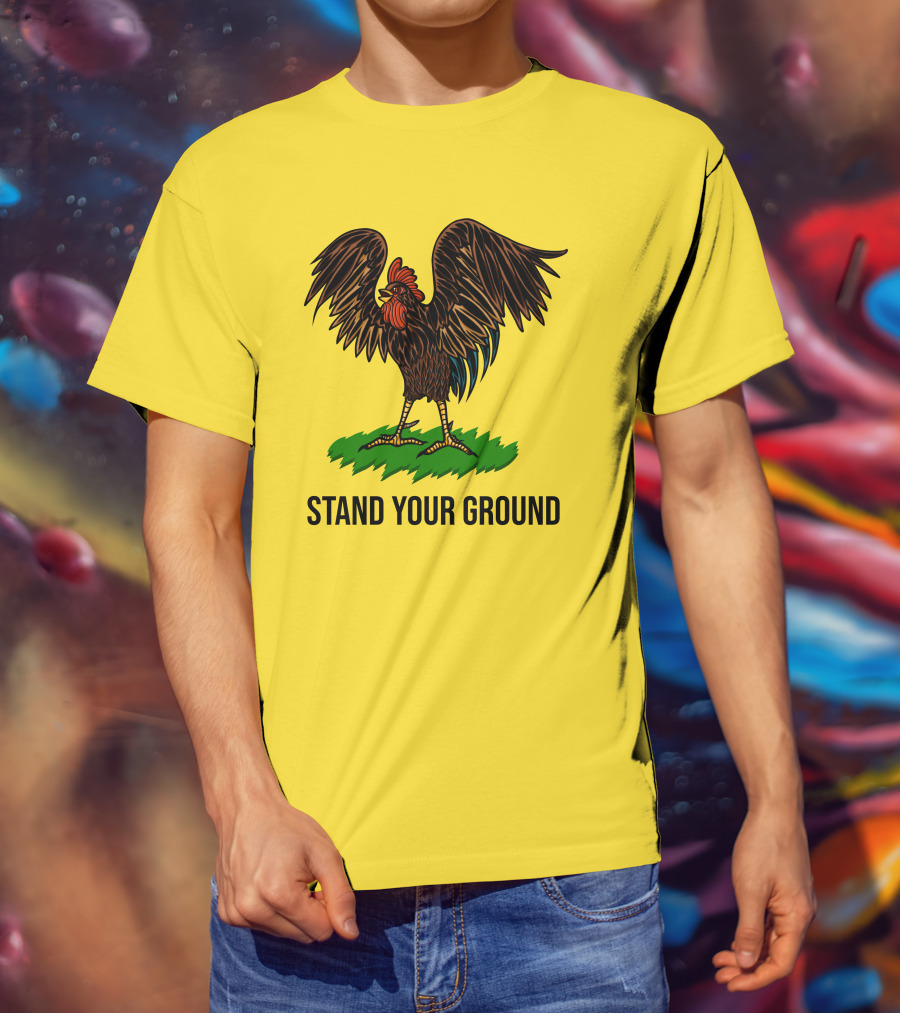 Tim Pool Stand Your Ground Rooster T-Shirt