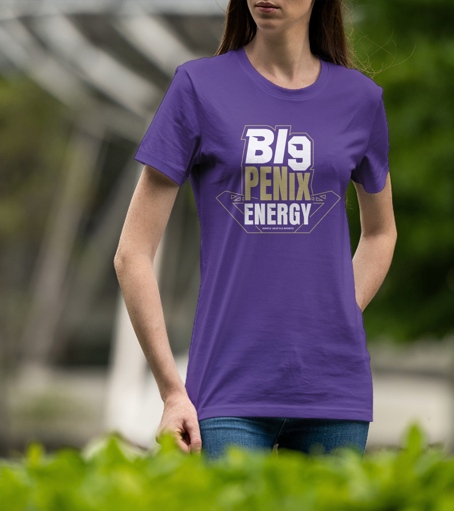 Big Penix Energy Simply Seattle Sports T-Shirt