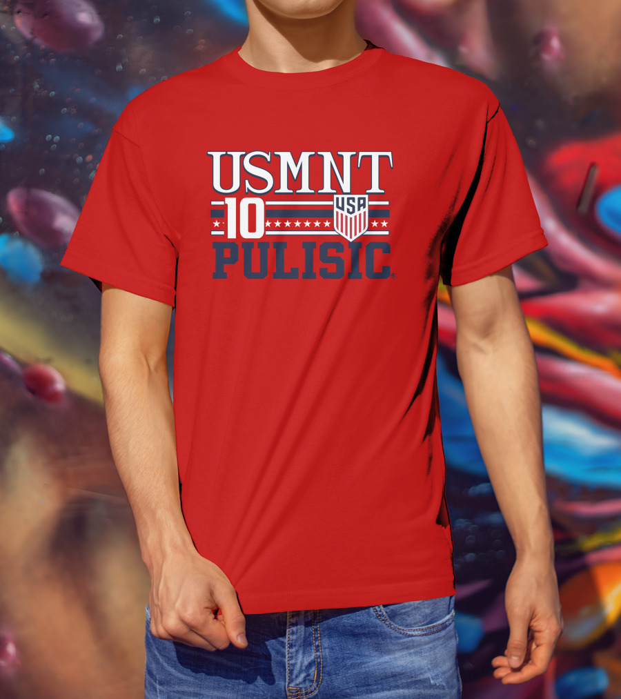 USMNT Pulisic 10 USA Soccer Stars T-Shirt