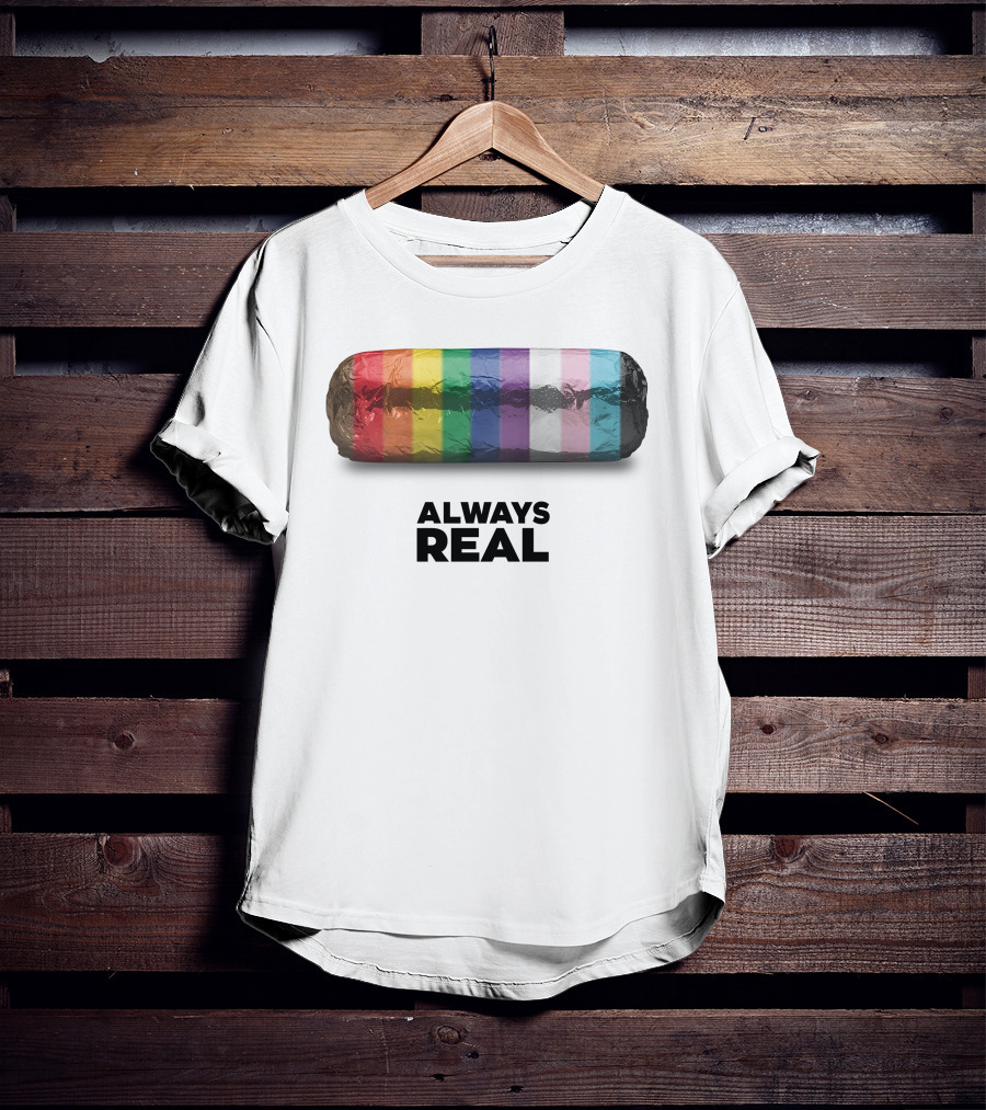 Always Real Burrito Colors T-Shirt