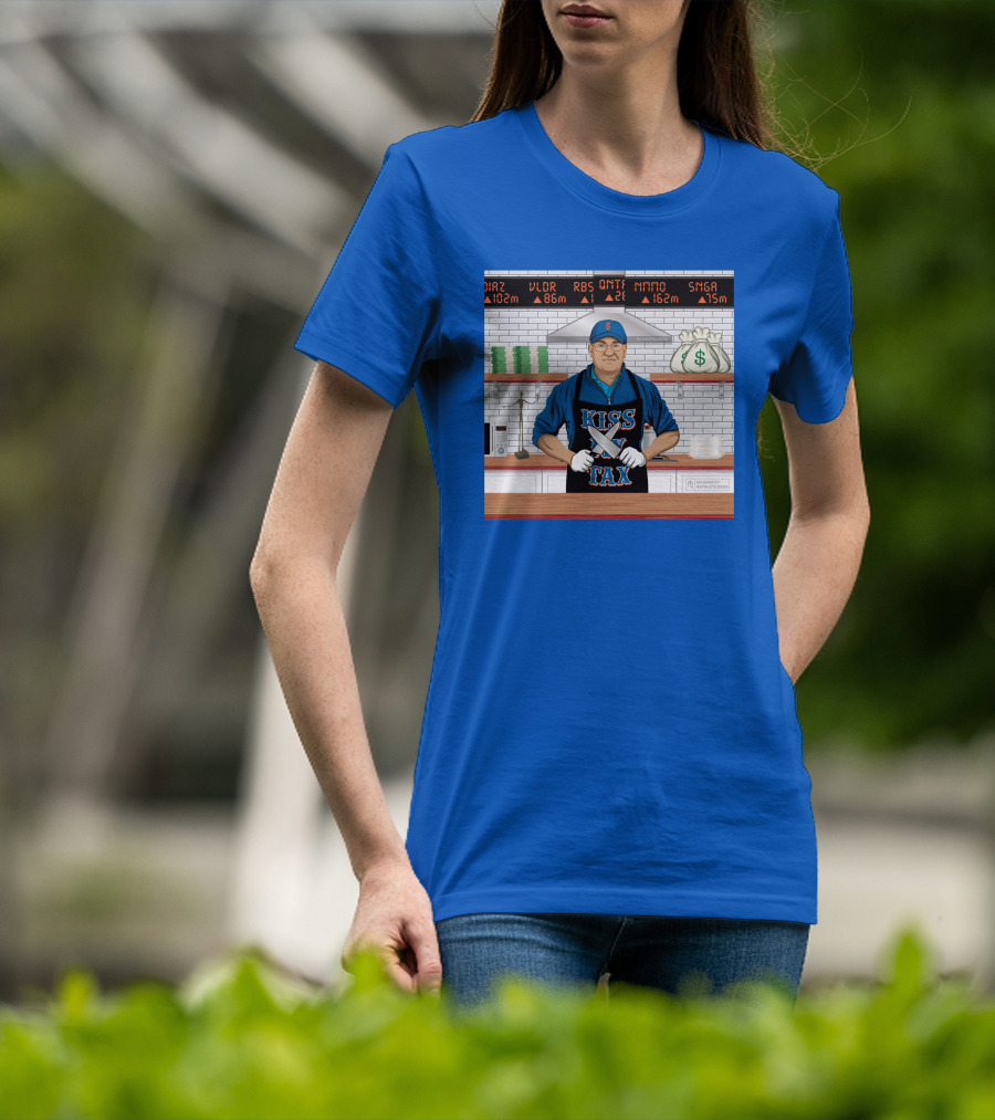 Kiss My Tex New York Money Chef Stock Market Cooking T-Shirt