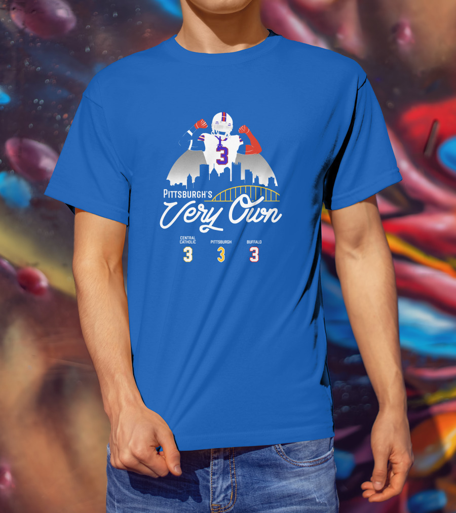 Pittsburgh's Very Own Central Catholic Pittsburgh Buffalo 3 T-Shirt