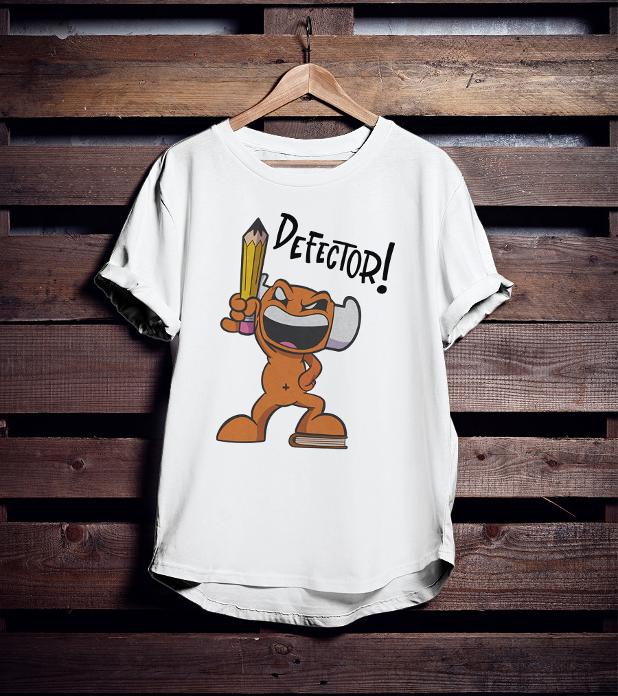 Defector El Toro Merch Character With Pencil T-Shirt