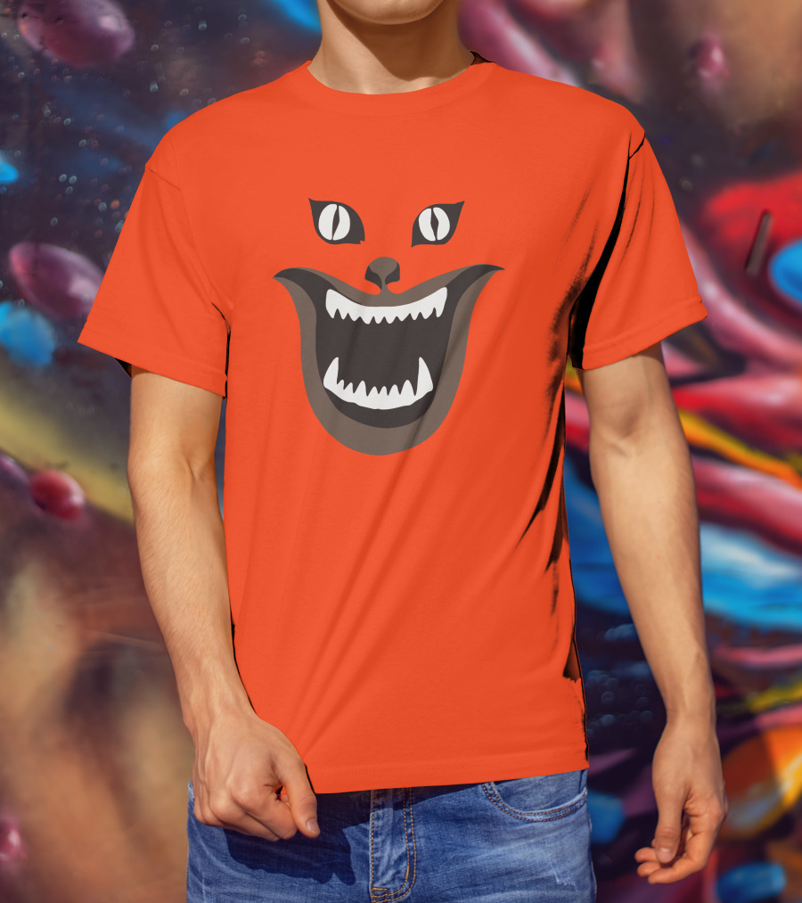 Criterion Channel The Criterion House Horror Cat Face Criterion Merch T-Shirt