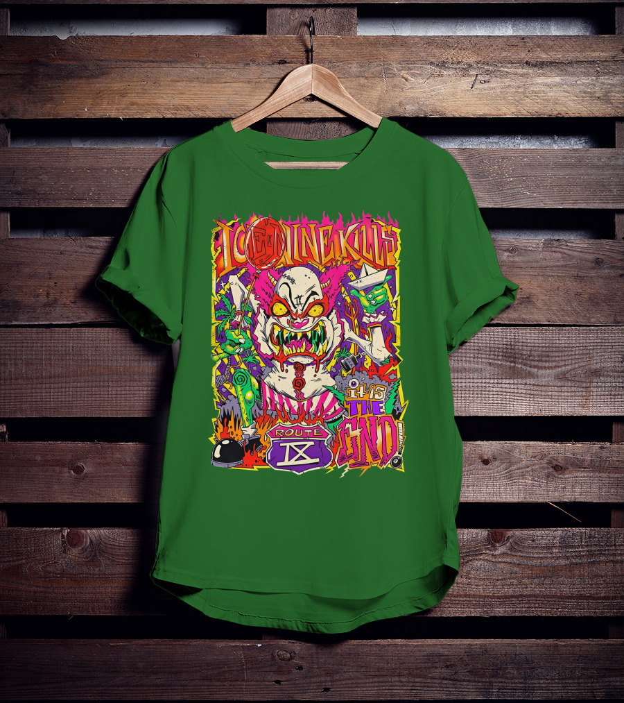 Ice Nine Kills Zombie Clown Route IX It’s The End T-Shirt