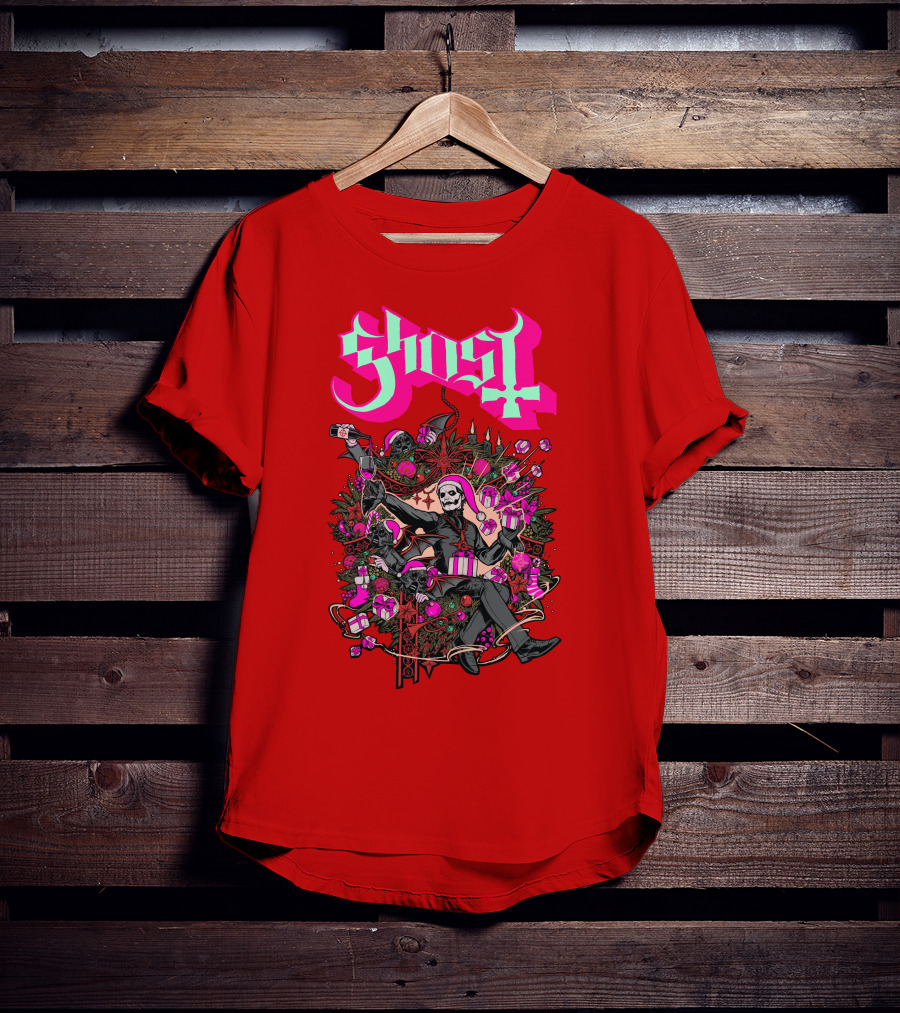 Ghost Holiday Skeleton Festivus T-Shirt