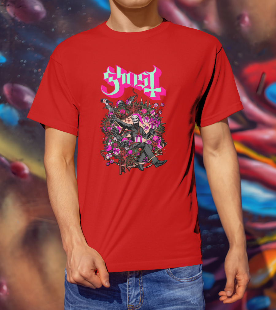 Ghost Holiday Skeleton Festivus T-Shirt