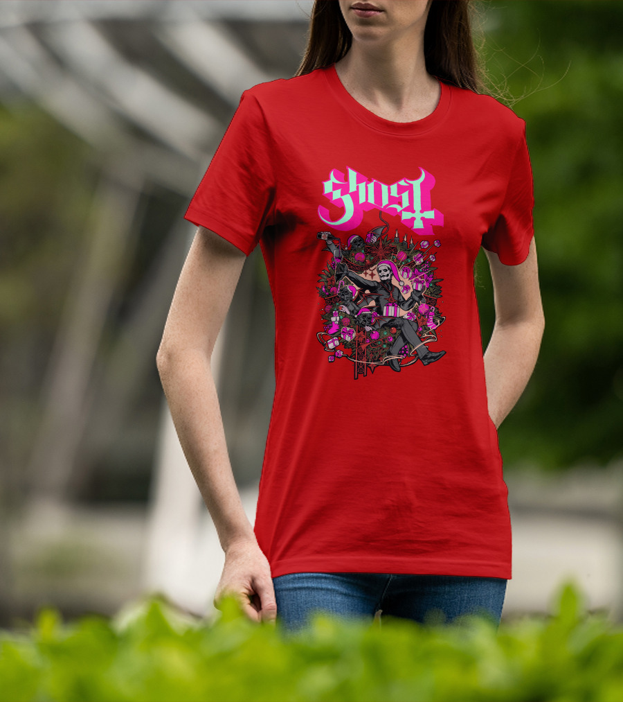 Ghost Holiday Skeleton Festivus T-Shirt
