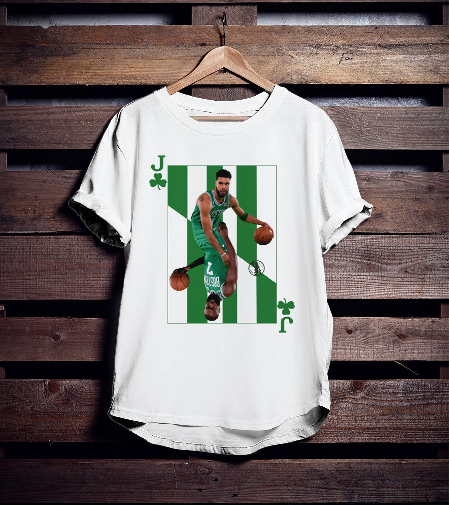 Jason Tatum And Jaylen Brown The Jays Boston Celtics Playing Card T-Shirt