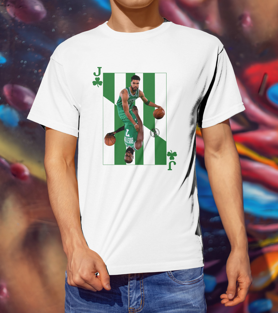 Jason Tatum And Jaylen Brown The Jays Boston Celtics Playing Card T-Shirt