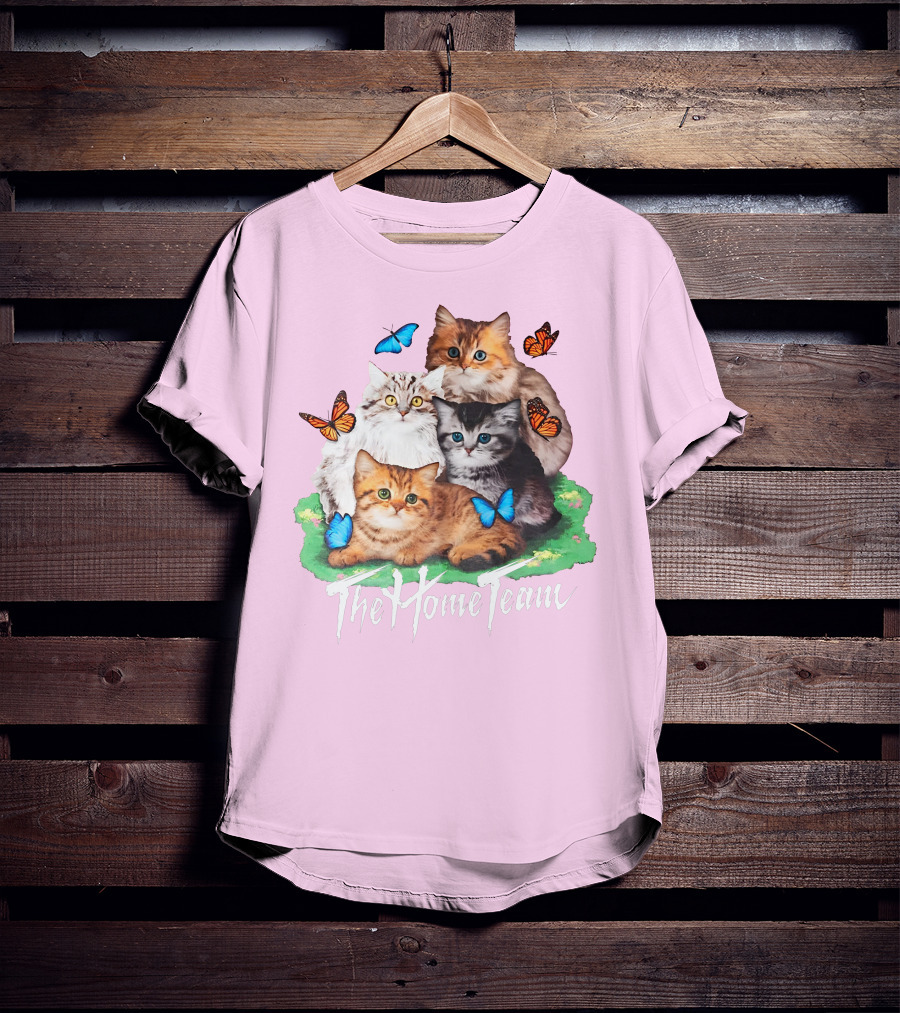 Kittens The Home Team Butterflies T-Shirt