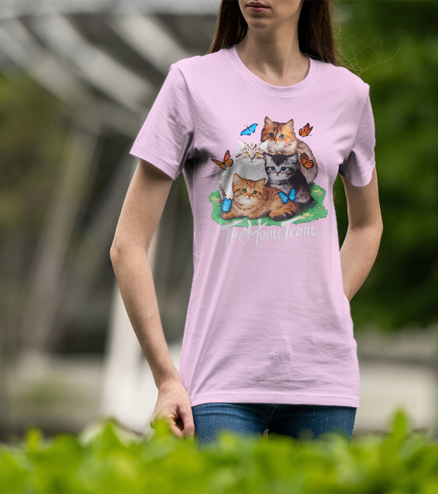 Kittens The Home Team Butterflies T-Shirt