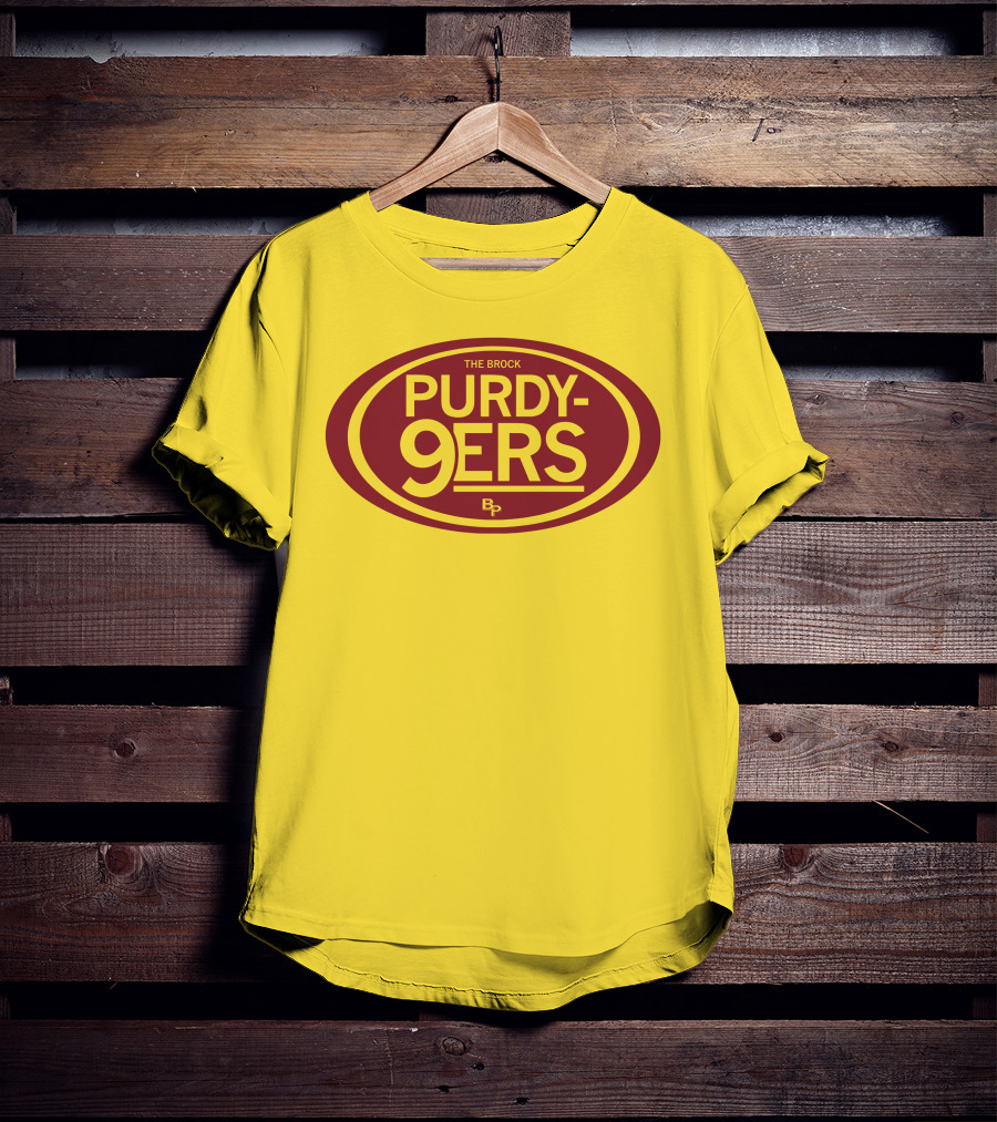 The Brock Purdy-9Ers BP Logo Oval T-Shirt