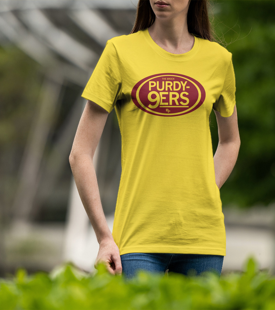 The Brock Purdy-9Ers BP Logo Oval T-Shirt