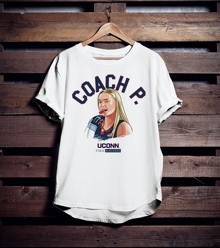 Coach P Paige Bueckers UConn T-Shirt