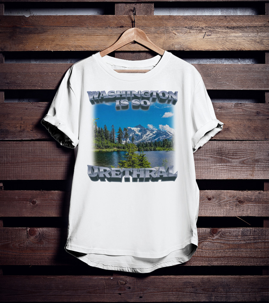 Washington Is So Urethral Nature Scenery T-Shirt
