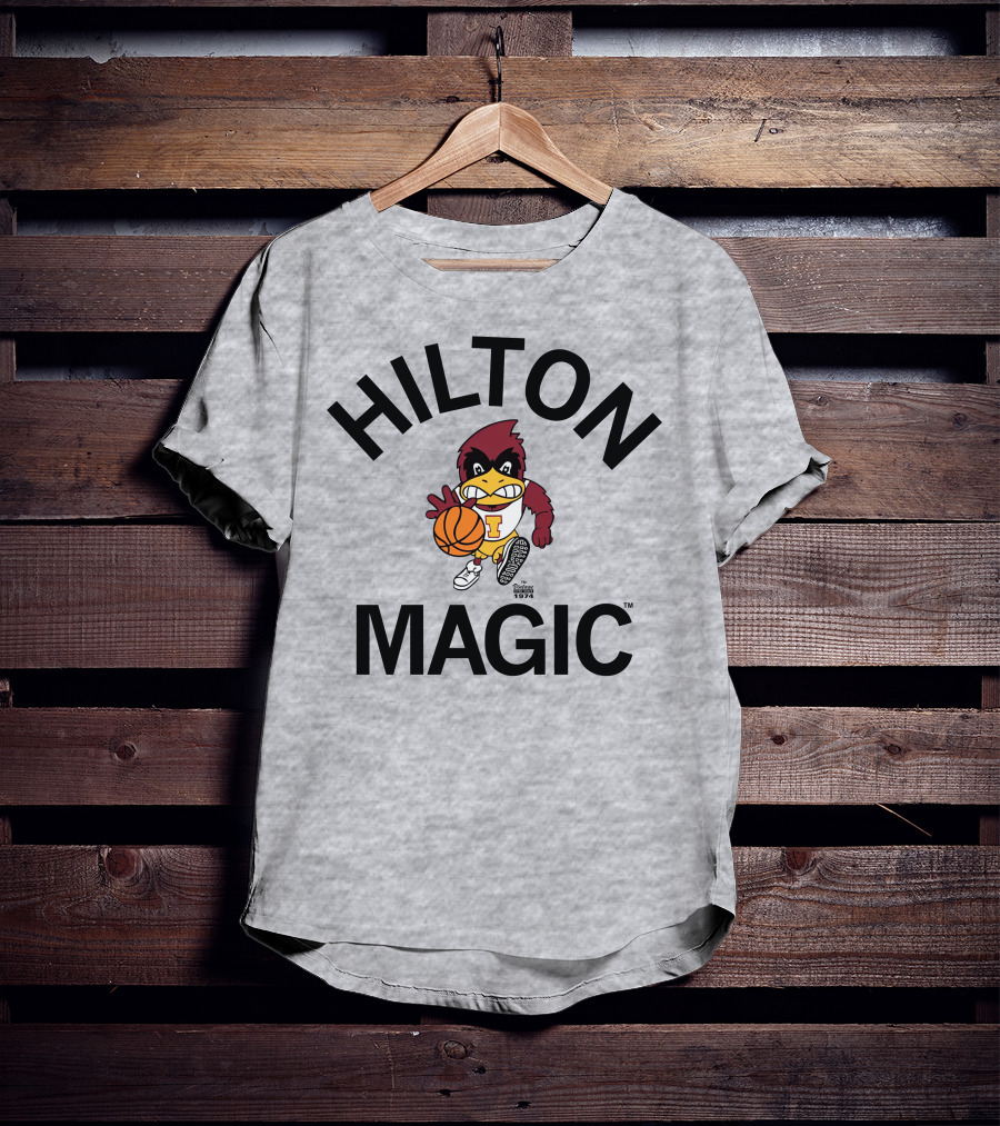Hilton Magic Basketball Vintage Cyclone 1974 T-Shirt