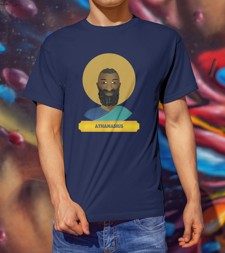 Athanasius Portrait Icon With Heritage Significance T-Shirt