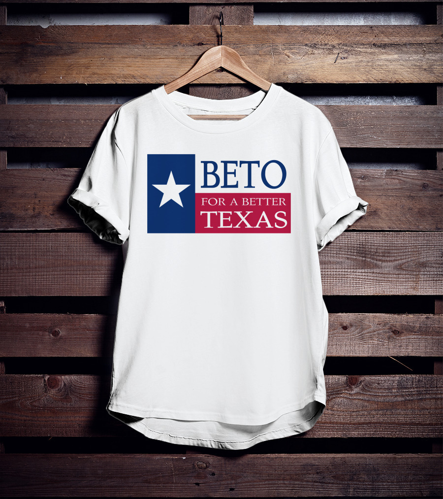 Beto For A Better Texas Star Flag T-Shirt