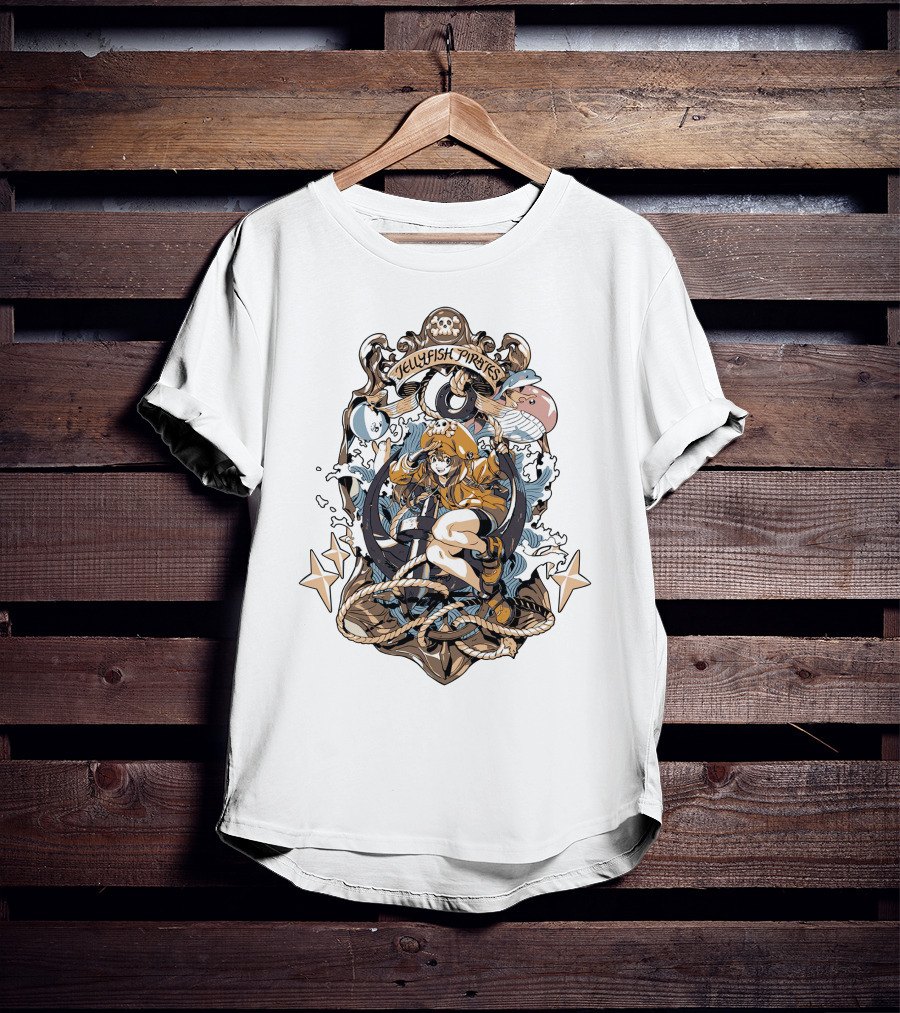 Jellyfish Pirates May Strive Guilty Gear Victory T-Shirt