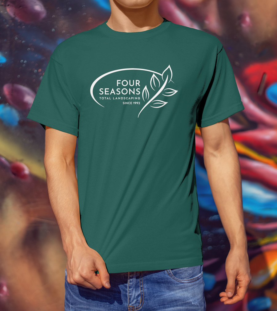 Four Seasons Total Landscaping Since 1992 Leaf T-Shirt