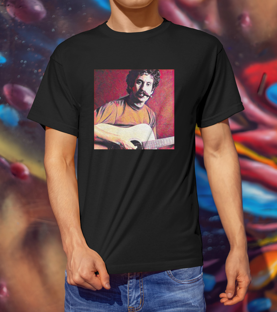 Matt Pinfield Jim Croce With Guitar T-Shirt