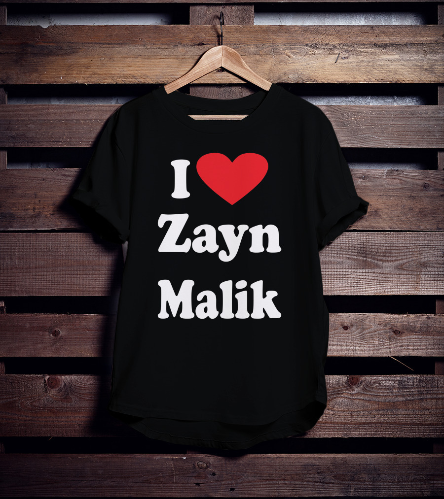 I Love Zayn Malik Alez Fireinside T-Shirt
