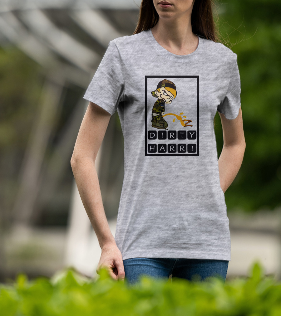 Dirty Harri Peeing Camo Kid T-Shirt