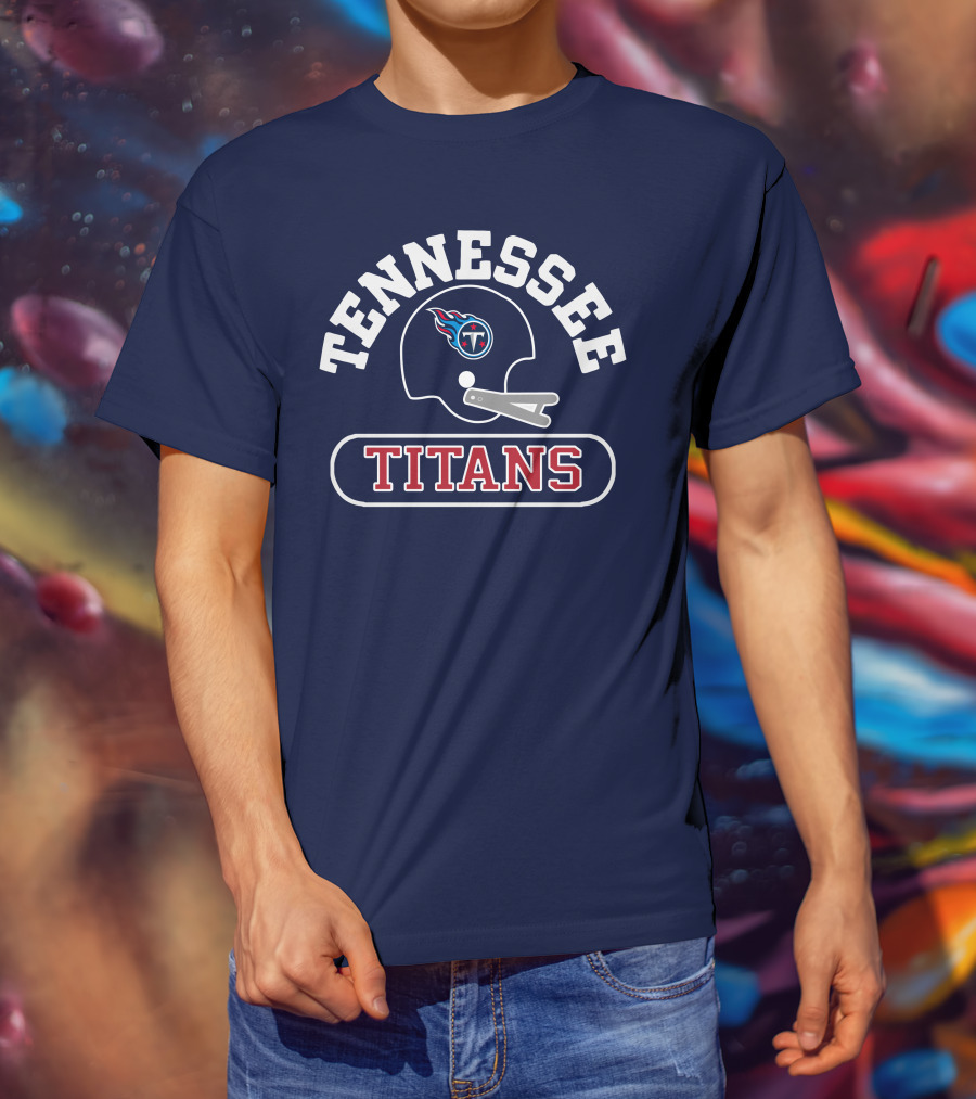 Jason Mccourty Tennessee Titans Helmet T-Shirt