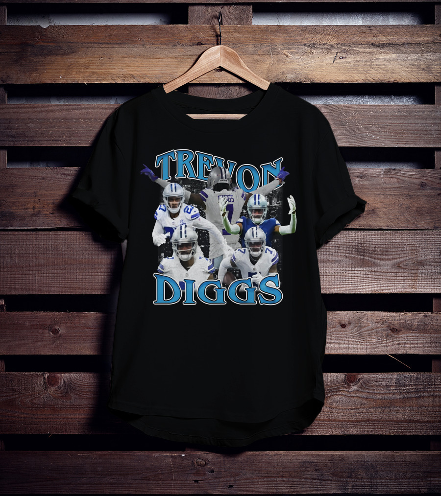 Trevon Diggs Dallas Cowboys Football Collage T-Shirt