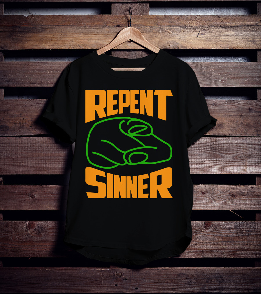 Repent Sinner Meme Fightclubvideos T-Shirt