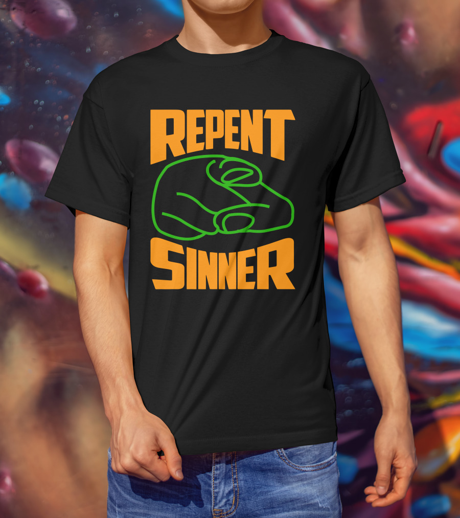 Repent Sinner Meme Fightclubvideos T-Shirt