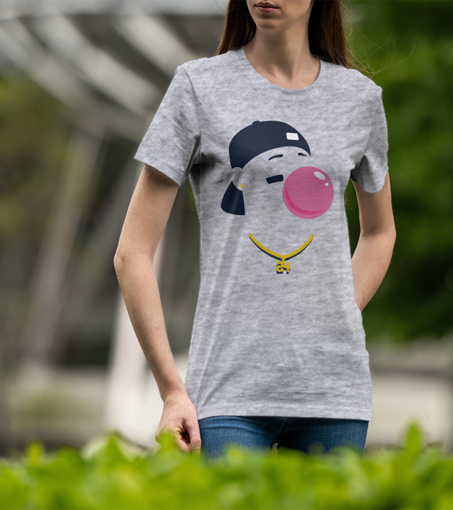 Your Favorite Player's Favorite Pl24er Iconic Style With Bubblegum And Cap T-Shirt