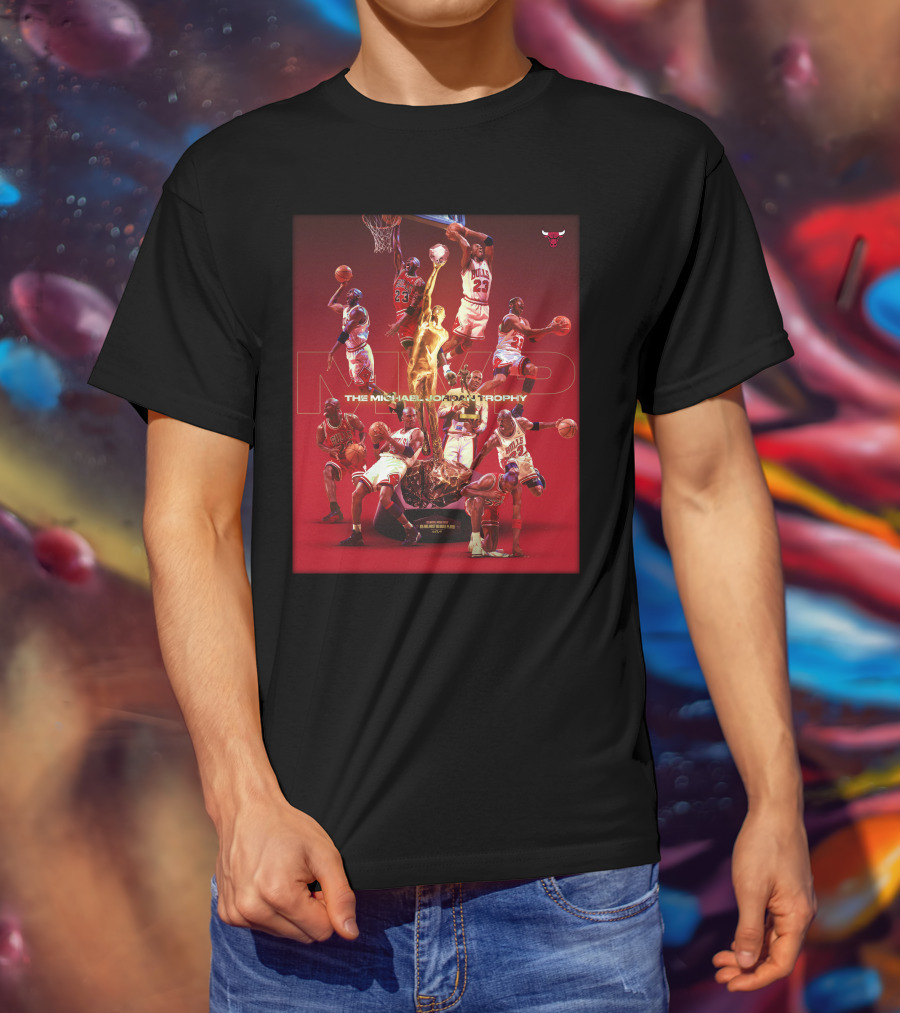 Chicago Bulls MVP The Michael Jordan Trophy T-Shirt