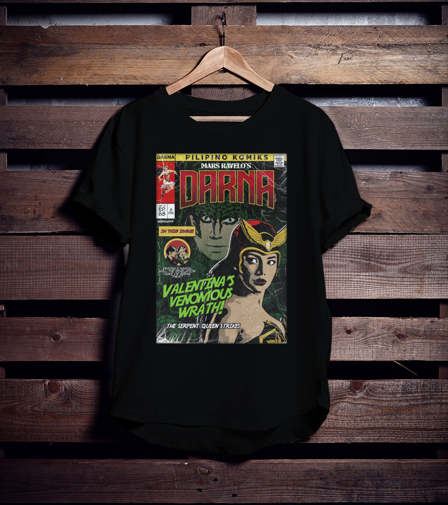 Pilipino Komiks Mars Ravelo's Darna Valentina's Venomous Wrath The Serpent Queen Strikes T-Shirt