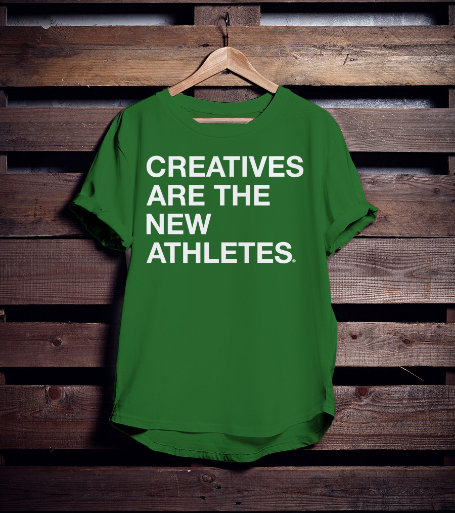 Brianpbosche Creatives Are The New Athletes T-Shirt