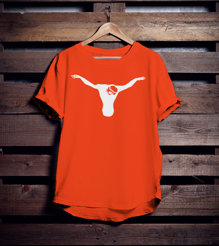 Texas Longhorns Jesus Crucifixion Silhouette Burnt Orange T-Shirt