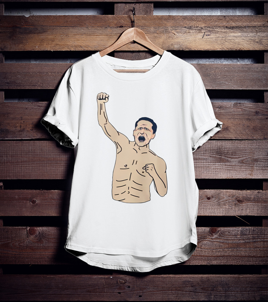 Eric Musselman Celebration Shirtless Fist Pump T-Shirt