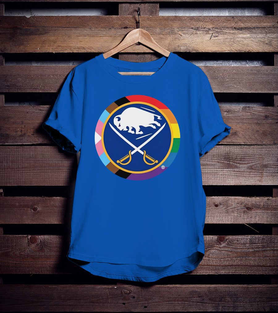 Buffalo Sabres Inclusive Pride Colors T-Shirt