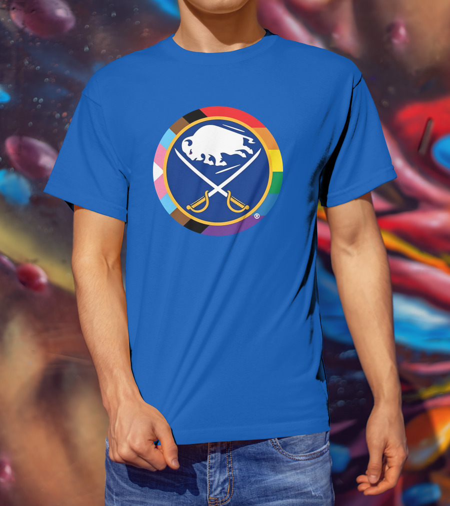 Buffalo Sabres Inclusive Pride Colors T-Shirt