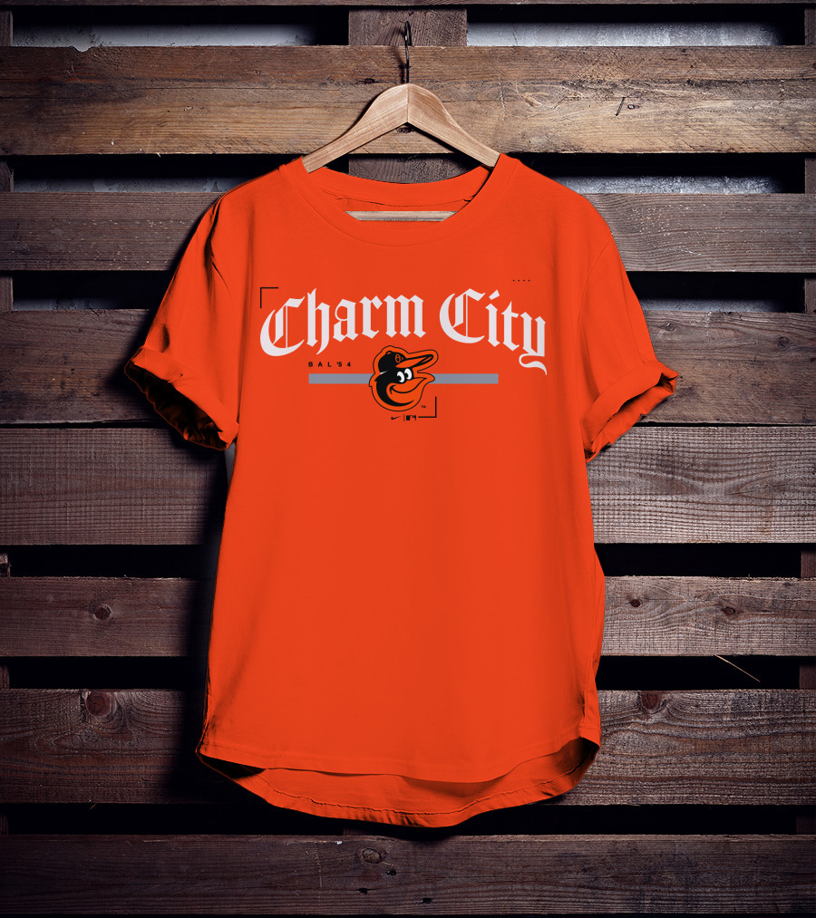 Charm City Baltimore Orioles Bal 54 T-Shirt