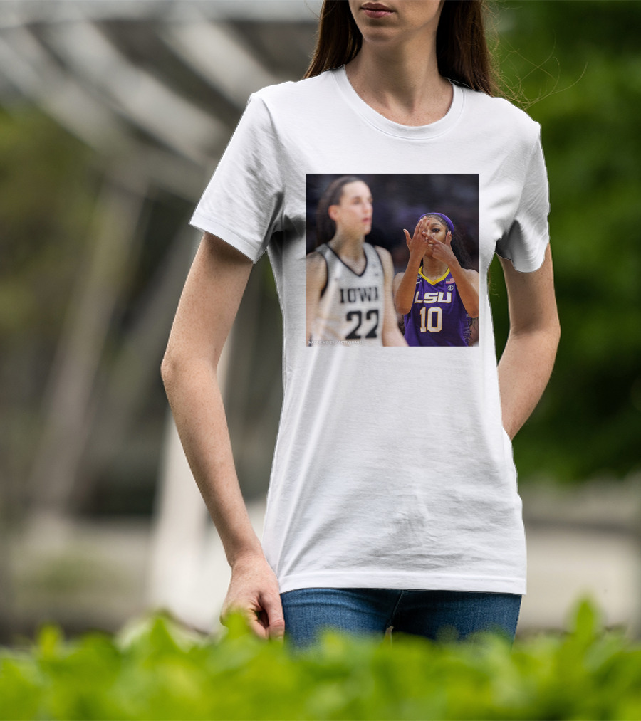 LSU Reese 10 Makes You Can’t See Me Gesture Against Iowa T-Shirt