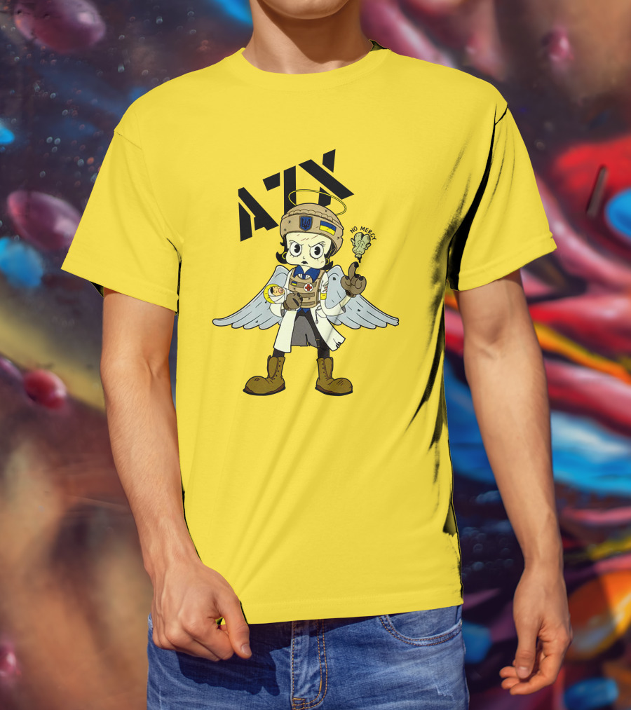 Azov Guardian Sunflower No Mercy Angel T-Shirt