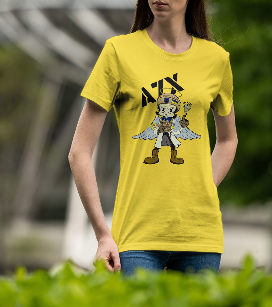 Azov Guardian Sunflower No Mercy Angel T-Shirt